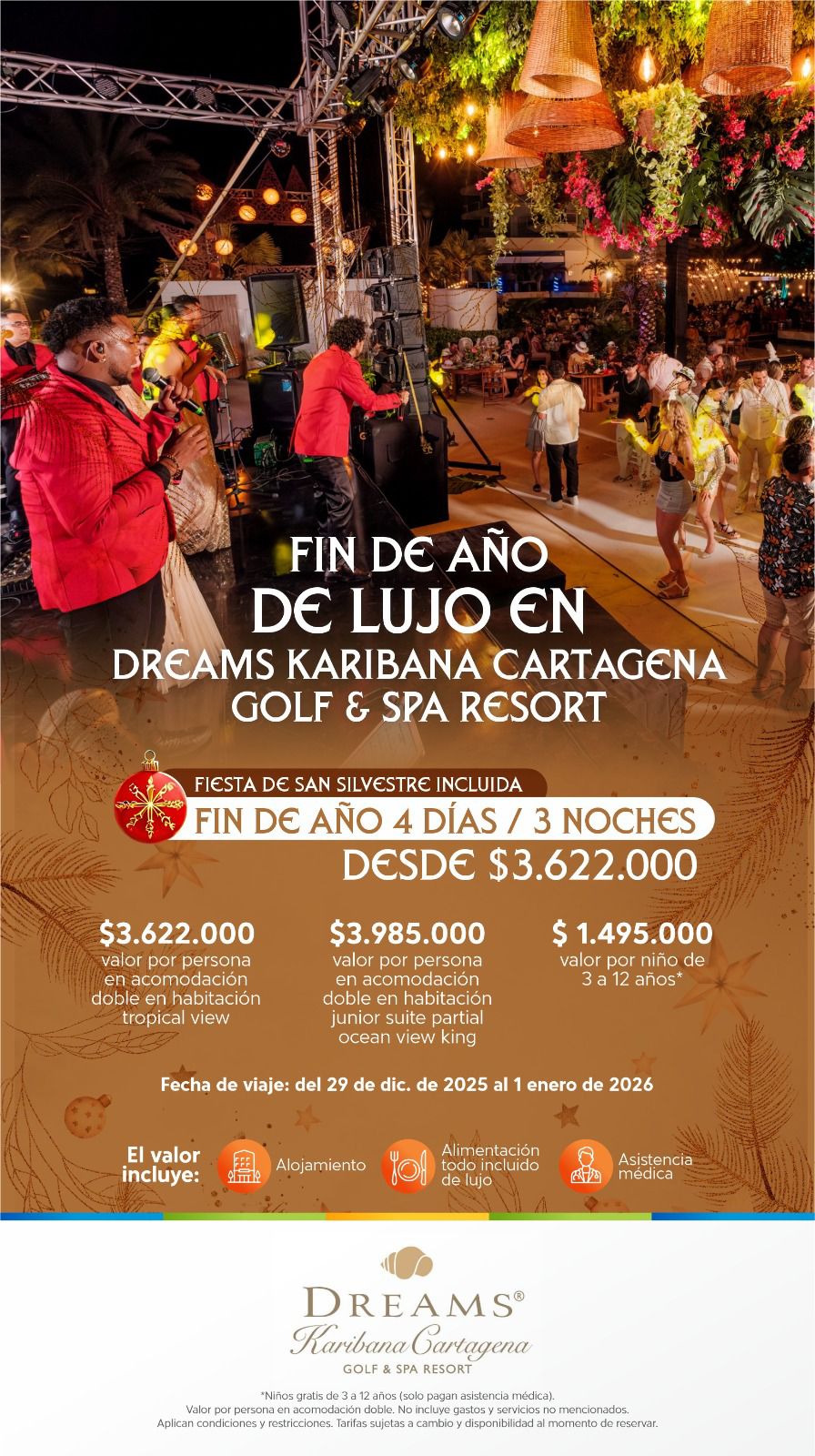 DREAMS KARIBANA CARTAGENA TODO INCLUIDO